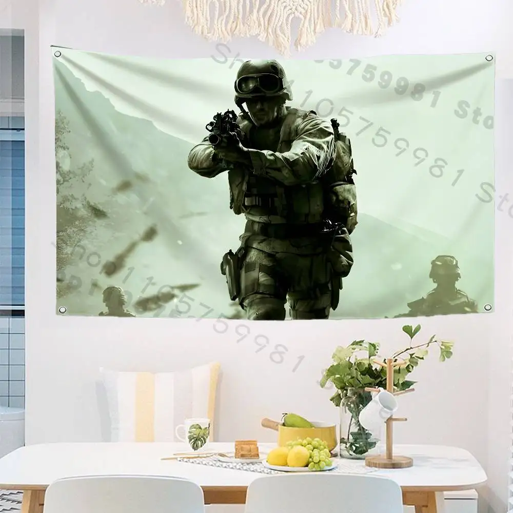 Duty COD High-Quality Flag Tapestry Banner Bedroom Living Room Bar Party Wall Decor Outdoor Use