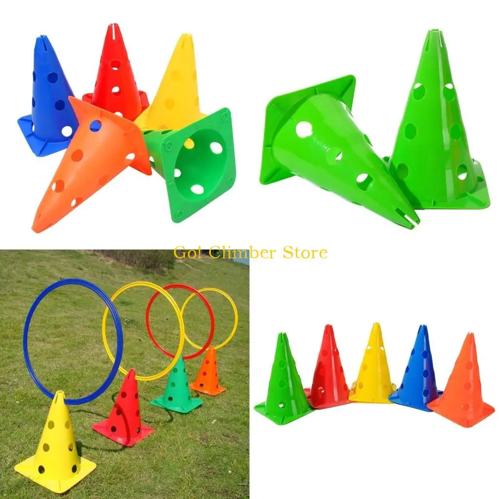 

Q84C 2PCS Маркерные конусы для футбольных баскетбольных конусов Тренировка на открытом воздухе или мероприятие