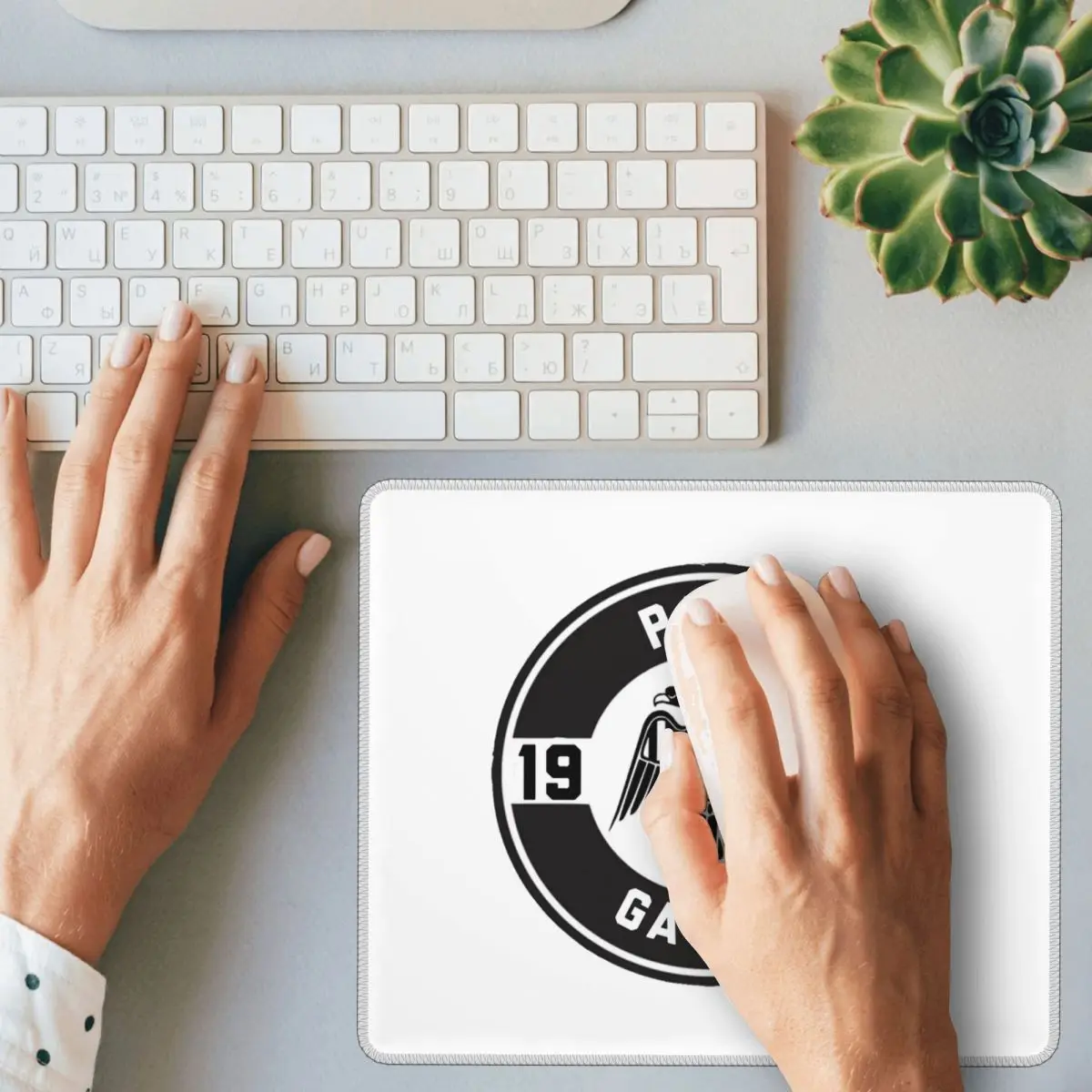 Paok Thessaloniki Ultras المشاغبين ماوس الوسادة الكمبيوتر لوحة المفاتيح ماوس حصيرة ألعاب الكمبيوتر المحمول حصيرة مكتب الملحقات الجدول الحصير