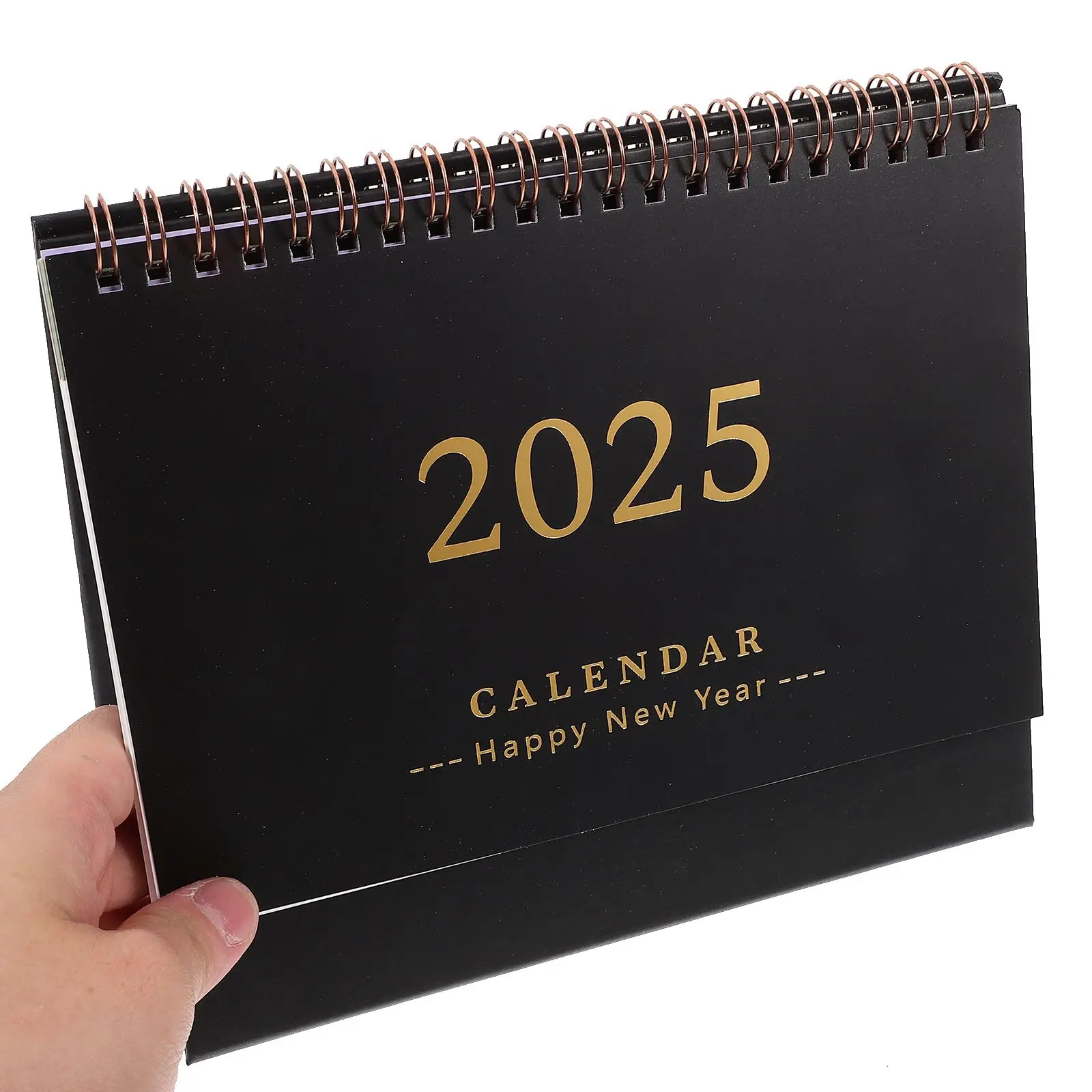 2024-2025 English Mini Desk Calendar Creative Office Decoration Desktop Calendar Daily Memo Calendar Learning Planner