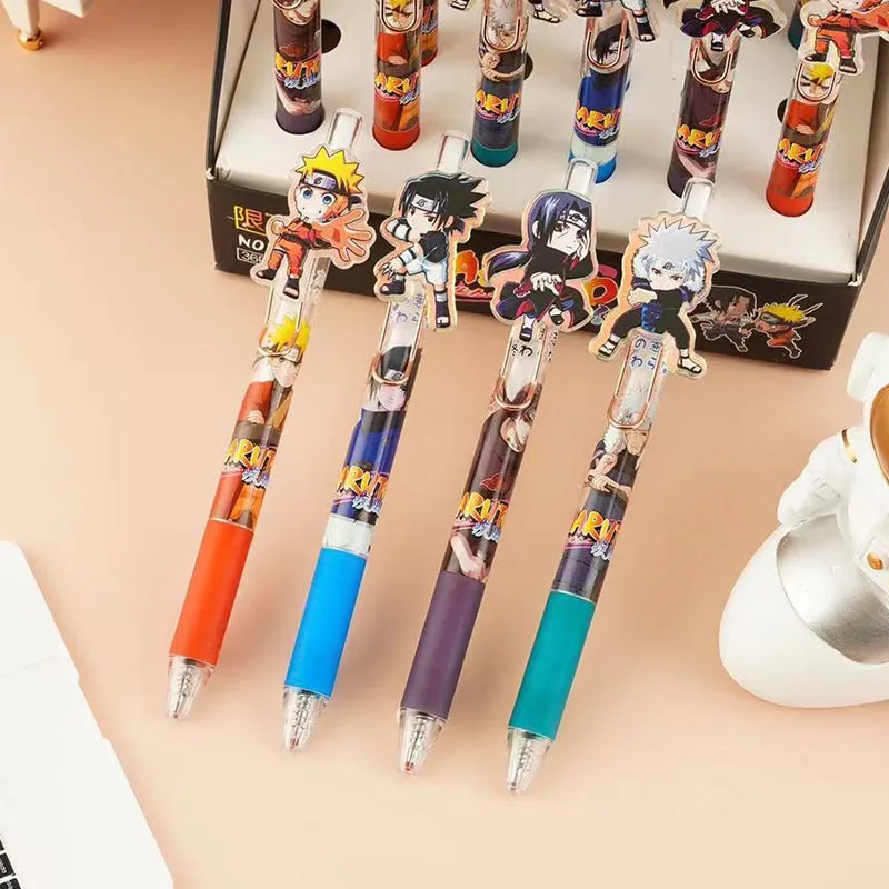 36pcs/lot Creative Ninja Gel Pen Cute 0.5mm Black Ink Signature Pen Promotional Gift Stationery School Supplies