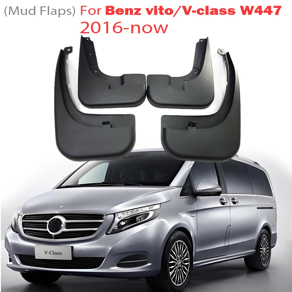 

For Mercedes Benz Vito V Class V260L V250 V300 2016 2017 2018 2019-2025 W447 Fender Mudflaps Splash Guards Mudguards Mud Flaps