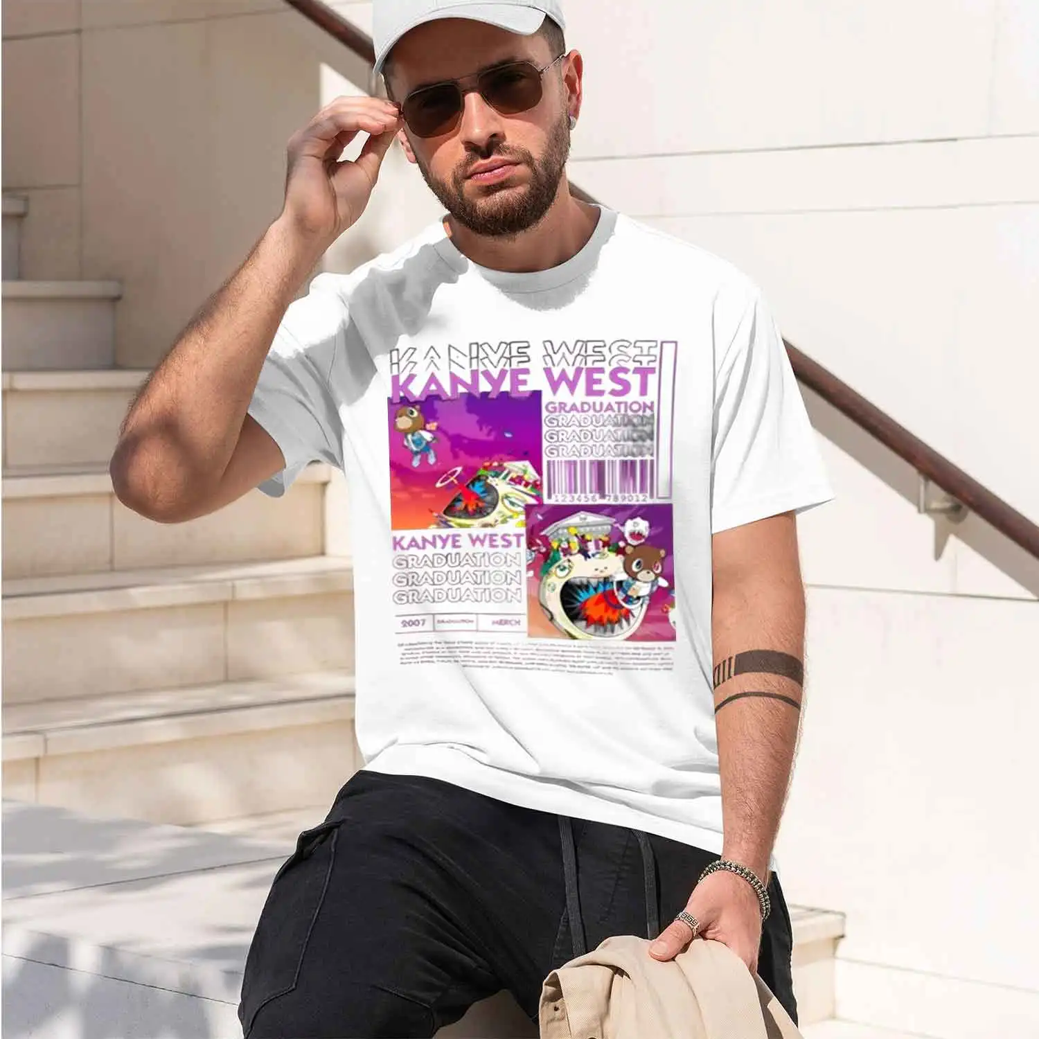 Graph Design Men's T-Shirt Graduation Album Summer Casual Wear Gift For Fans_1 2026 New Model Short-sleeve crewneck TShirt Class