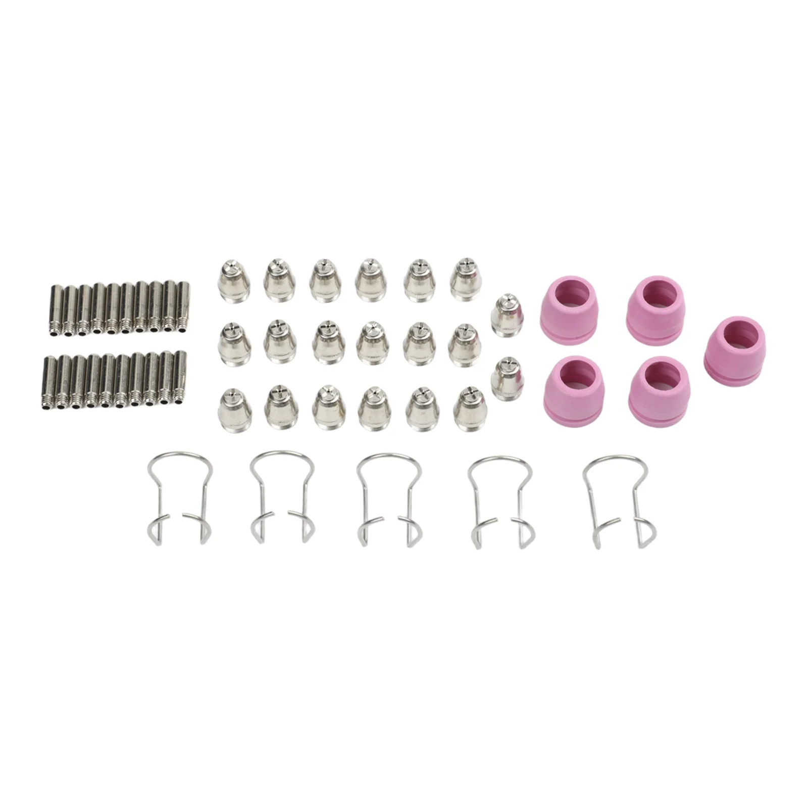 50pcs plasma torch tip consumables kit for AG 60 55 WSD 60 compatible with STC750P STC650P STC550P includes shields guides