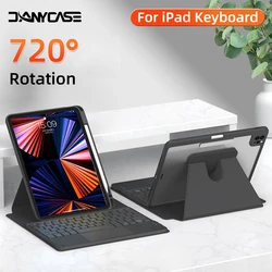 Magnetic Keyboard Case For iPad Pro 11 Air 4/5 10.9 10th 10.5 10.2 9/8/7th Generation Transparent Cover With Keyboard Mouse