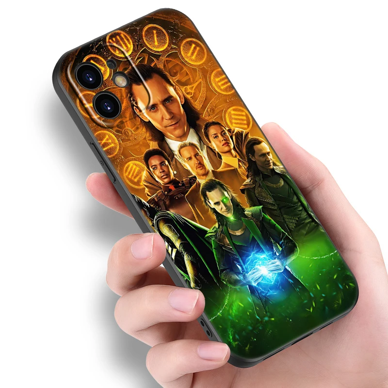 مارفل لوكي جراب هاتف أسود ، غطاء كرتون لـ OnePlus ، Ace 3 ، 3V ، 2V ، 2 ، 12R ، 11 ، 10T ، 9RT ، 9Pro ، Nord CE4 ، CE3 ، CE2 ، لايت 2T ، N30SE