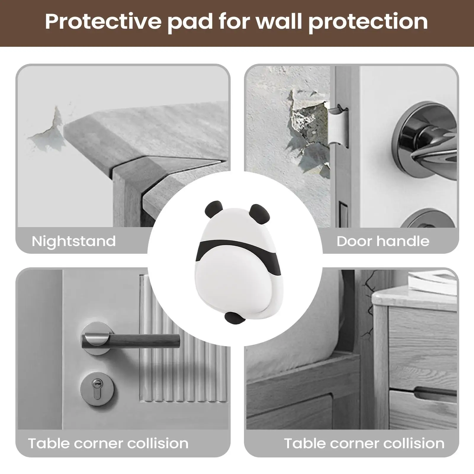جدار مقبض الباب حامي الحيوان جدار درع وسادة لاصق الباب سدادة الوفير ل دريوال اللوح الأمامي المطبخ مدخل الزجاج