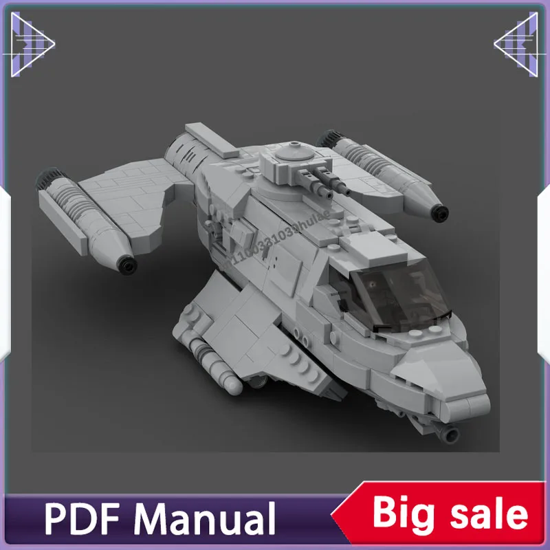 Building blocks set GAT-12 Skipray Blastboat Playscale space war adults bricks military war spaceship model Christmas gift