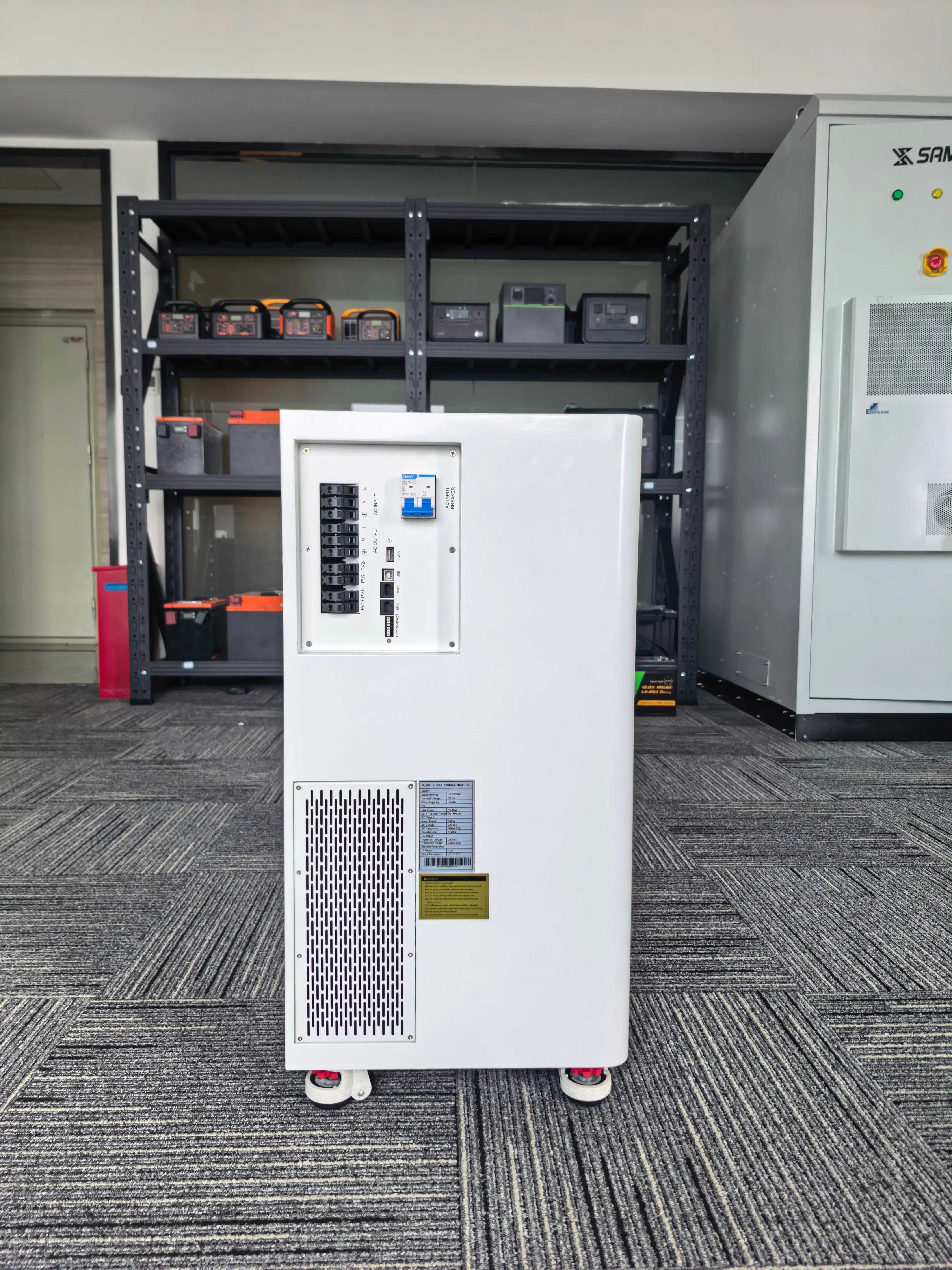 All in One High Voltage Home Battery System Integrated Solar Storage Cabinet for Residential Off Grid