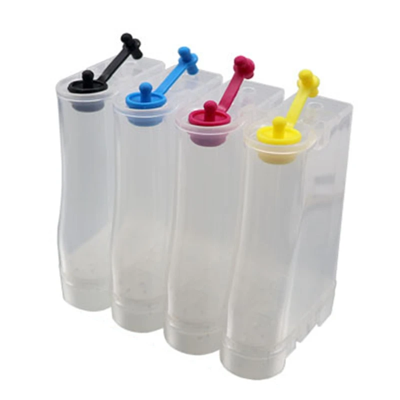 4-Color Continuous Supply System External Bottle Pipeline forCanon Inkjet Printer Supply Modify DIY Set