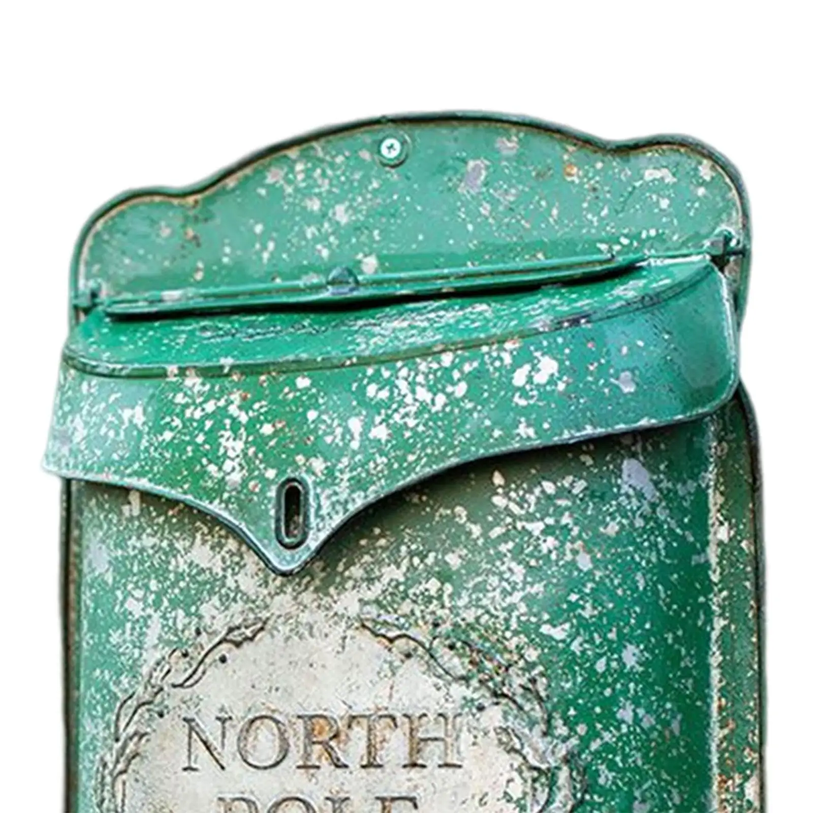 Retro Style Mail Box Supplies Ornament Iron for Magazines House Garden Office Envelopes