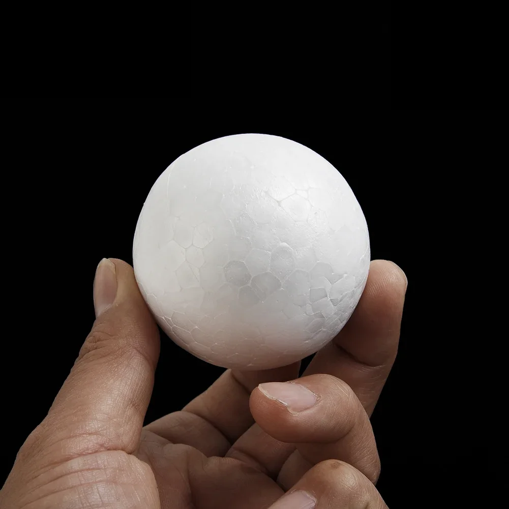 6-12cm Modelling Polystyrene Foam Balls White Craft Balls DIY Hand-painted Gifts Accessory Wedding Celebrations Event Supplies