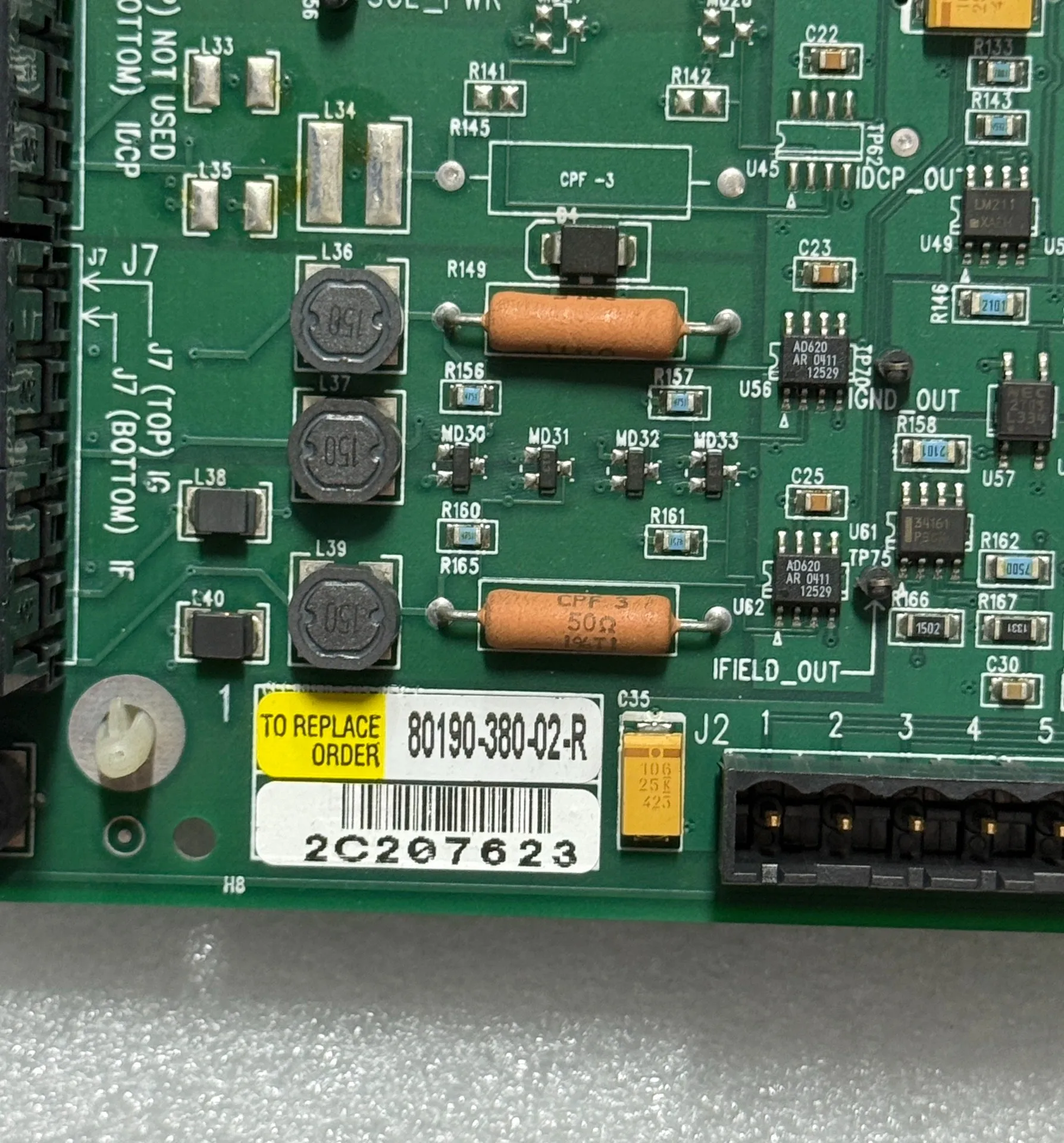 80190-380-02-R Placa controladora para AB