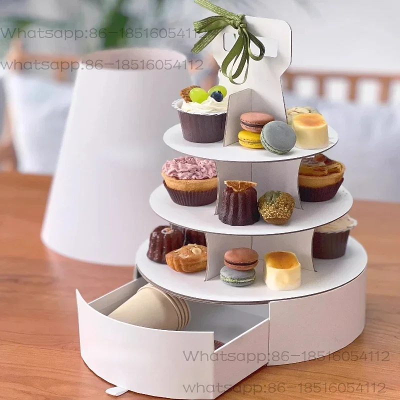 

Принесите собственные ящики, ручная подставка для торта, многослойный десертный стол, перерыв для кофе на вынос, ящик для хранения, набор столов.