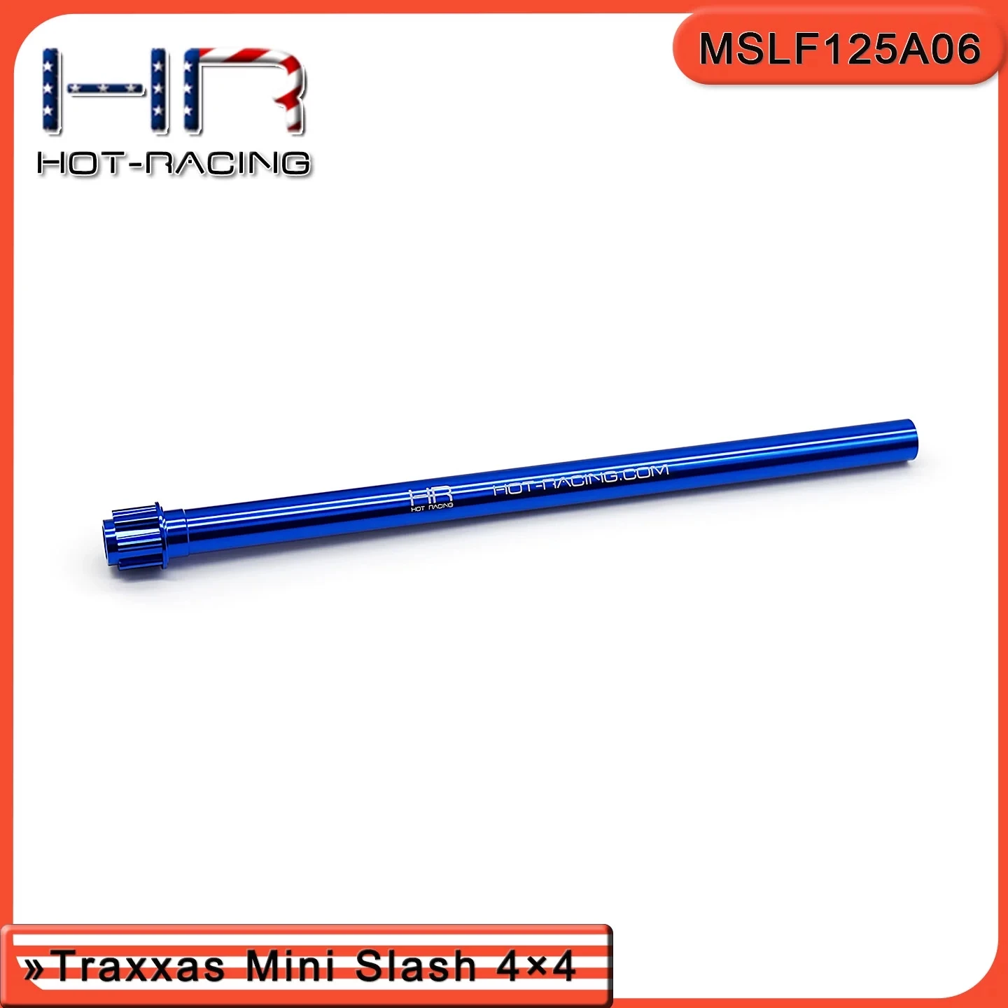 

33/5000 HR Traxxas Mini Slash 4x4 aluminum alloy middle drive shaft