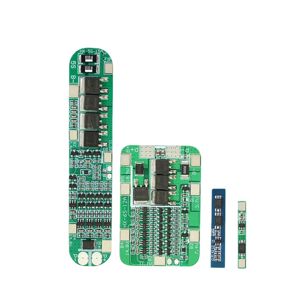 Li-ion Lithium Battery 18650 Charger PCB BMS1S 2S 5S 6S 15A Drilling Rig Lithium Battery Protection Module Protection Board