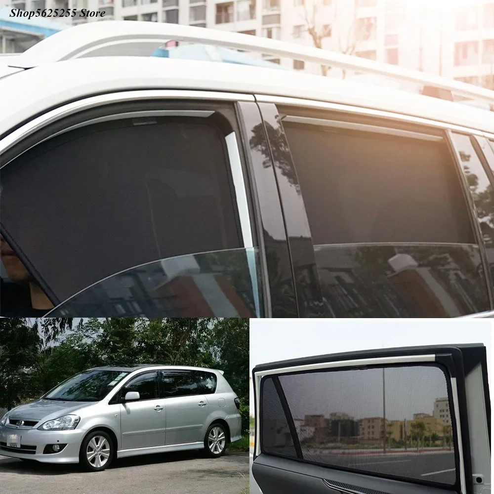 Car Door Sunshade Mesh for Toyota Picnic 1996-2003 2004 2005 2006 2007 2008 2009 Side Window Magnetic Sun Visor Sunscreen Net