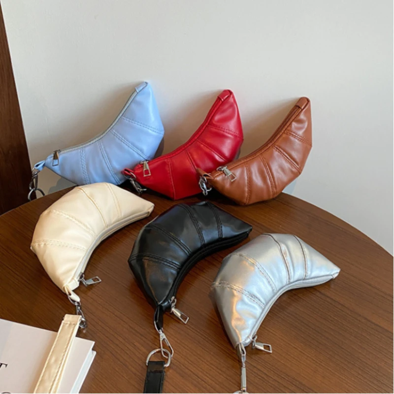 

Trendy Mini Crossbody Horn Bag Stylish Neck Strap Purse Compact Minimalist Shoulder Bag Fashionable Small Handbag