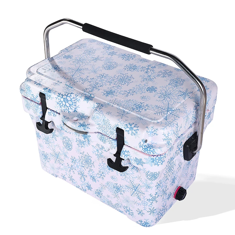 20 L 30 L 50l 60l 80l 100l Big Size Insulated Custom Logo Pattern Outdoor Cooler Box Fishing Hard Cooler