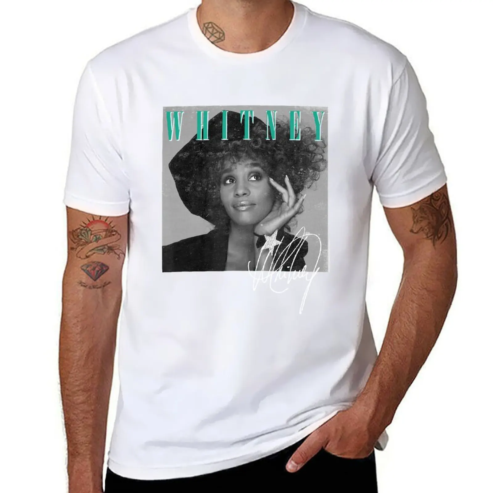 

Whitney Houston Shooting Star T-Shirt cotton t shirts high quality t shirt personalised T-Shirt