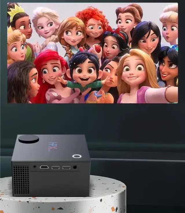 2025 YH21-Smart WIFI Android 3D 1080P 4K Heimkino-Projektor Tragbarer Mini-Pico-Videoprojektor für Heimkino