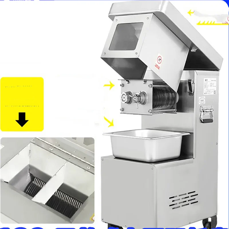Hot Sale Robust Automatic Stainless Steel Heavy Duty Fresh Meat Dicer for Restaurant Use