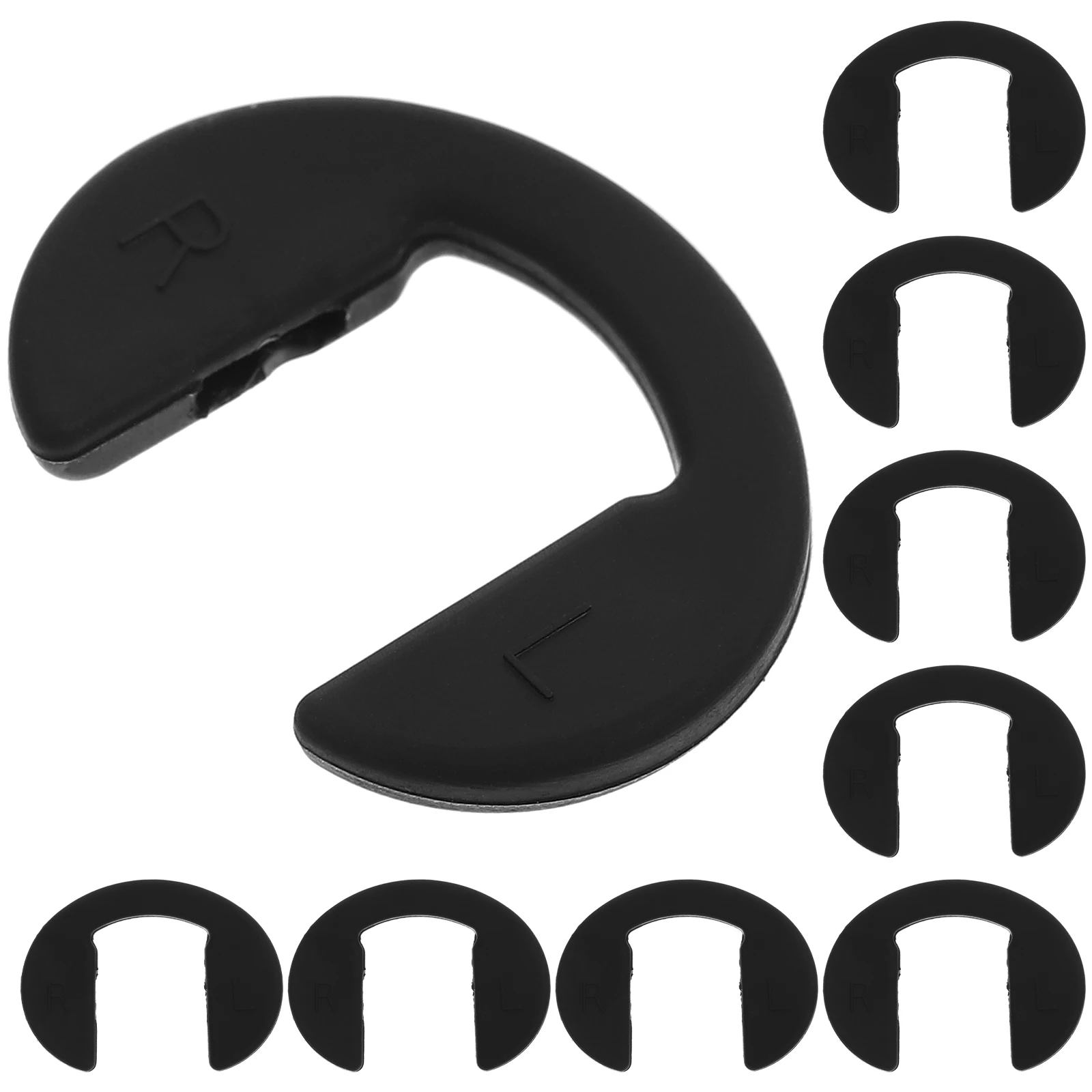 

10 Pcs Silica Gel Non Slip Eye Accessories Replacement Frame Pad Cushion Eyeglass Nose Pads Nose Pads For Glasses Grips