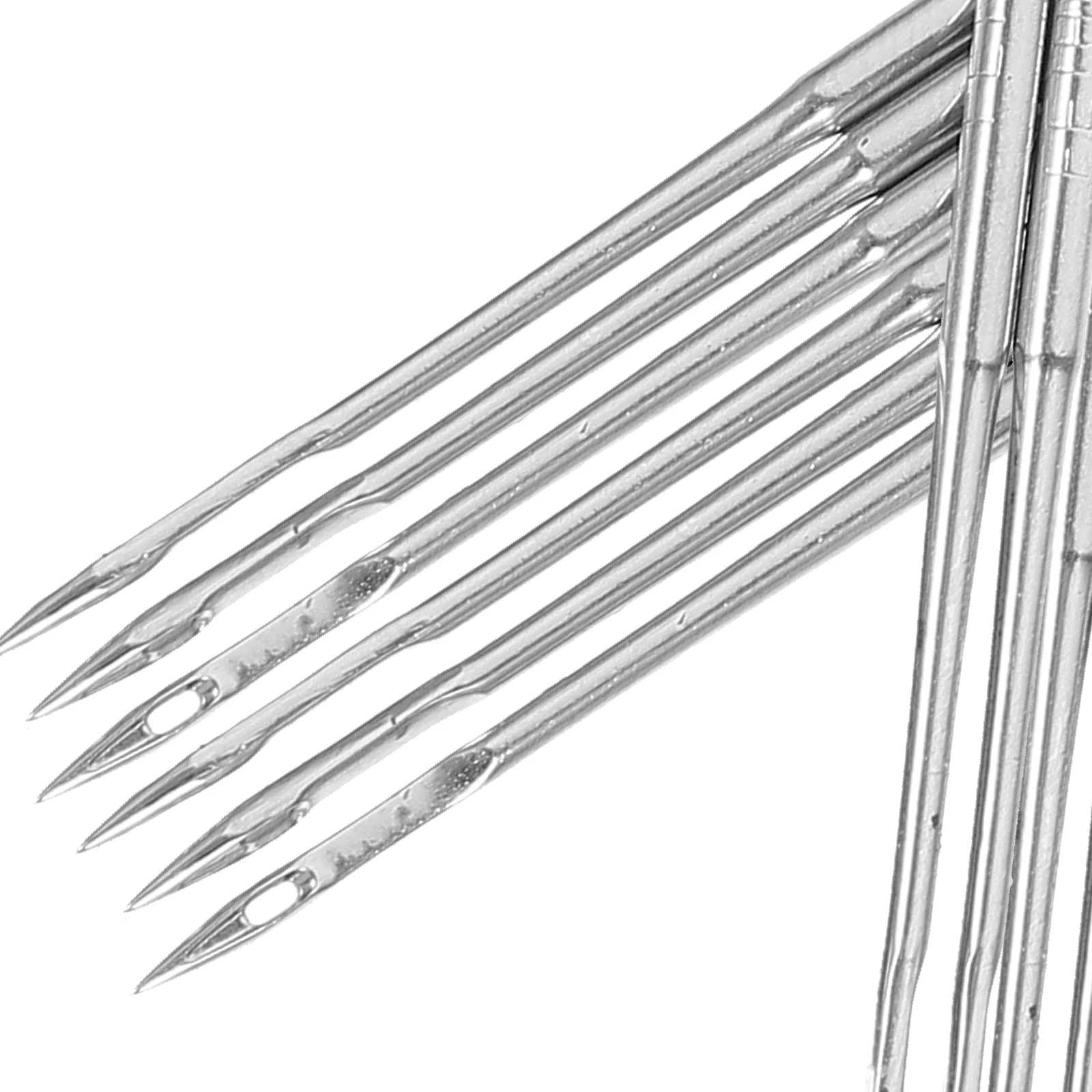 

100 Pcs Sewing Machine Needle Heavy Duty Hand Needles Kit Long Straight Easy Threading Industrial Embroidery for Ball Point
