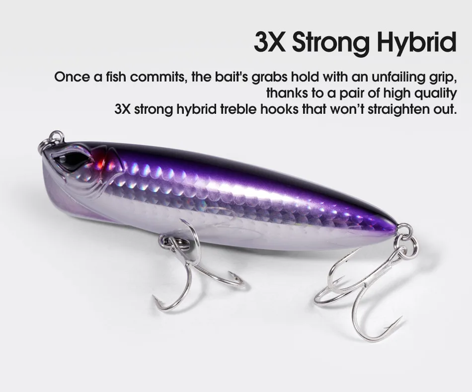 DYY-Hard Stickbait Angelköder, langsam sinkender Bleistift-Wobbler, Hund Walker, künstlicher harter Köder zum Barschangeln, 9 cm, 24,5 g, 14 cm, 71 g – Detail 5