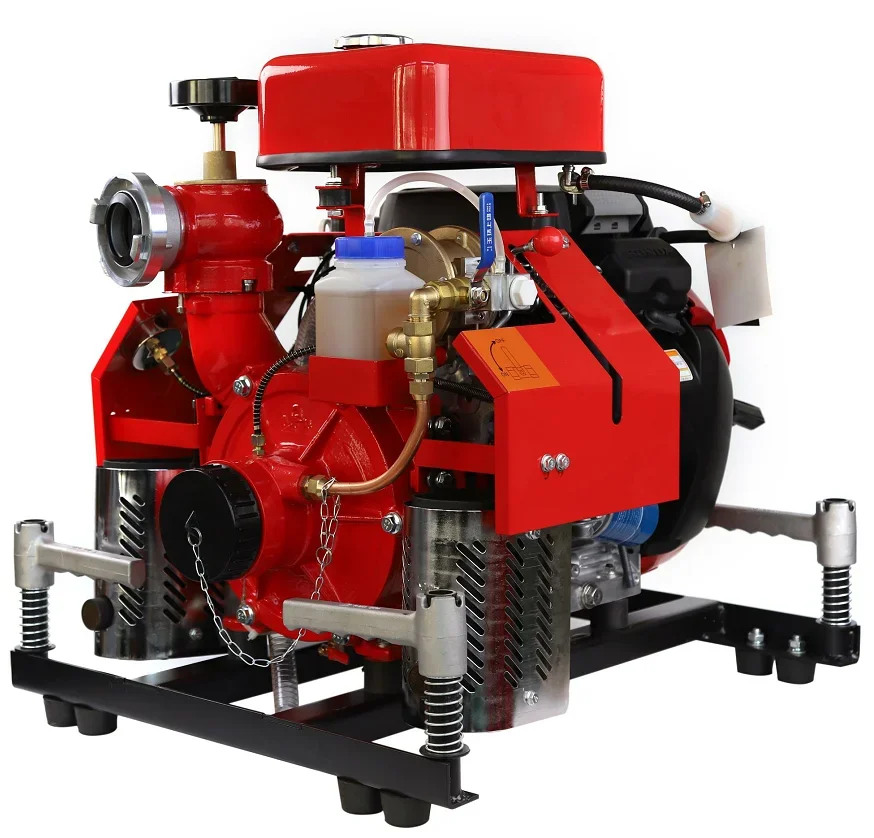 High pressure portable fire fighting water pump with Japanese gasoline engine