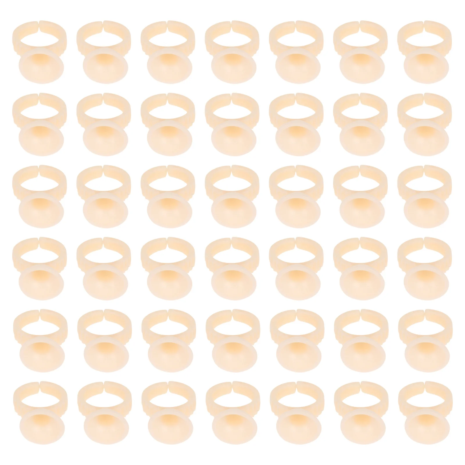 

200Pcs Eyelash Glue Rings Volume Extension Microblading Pigment Cups Lash Holder Glue Ring Pigment Ring