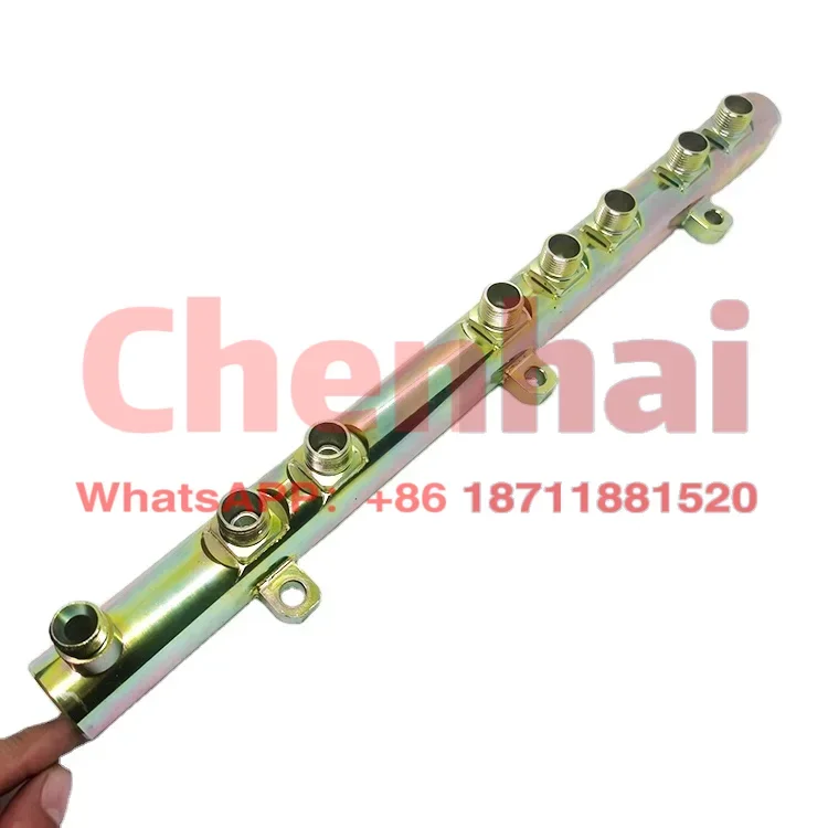 diesel engine parts high pressure fuel rail Common Rail Oil Pipe D5010222524 0445226069 for Dongfeng DCI11 engine