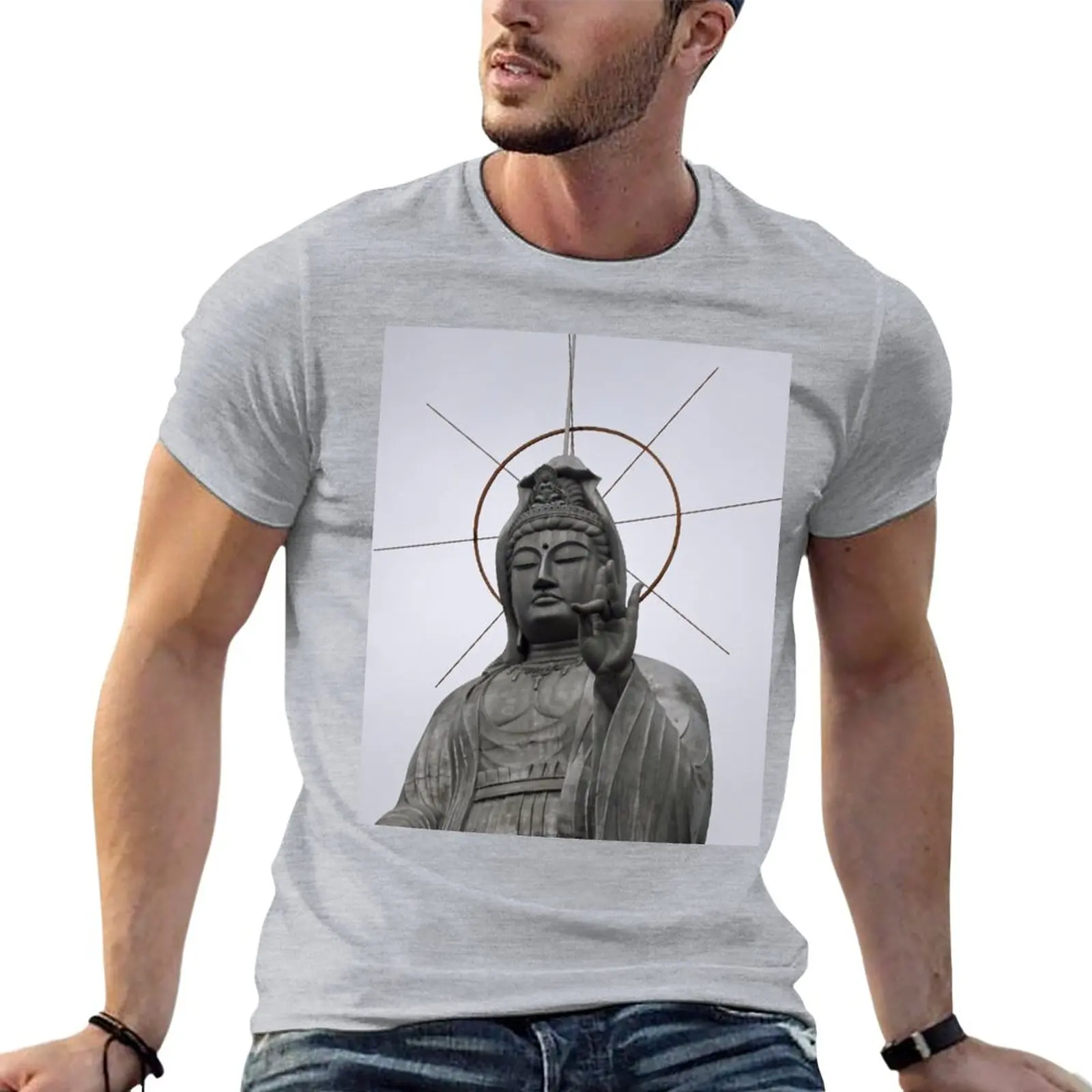 Kannon, Bodhisattva of Compassion T-Shirt korean fashion vintage clothes kawaii clothes customs design your own Men's t shirts