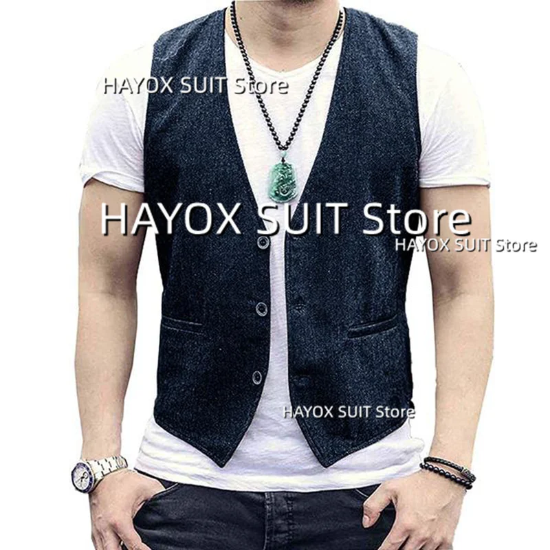 

Men's Suit Slim Fit Vest V-Neck Herringbone Single Breasted Chaleco Hombre Steampunk Sleeveless Jackets