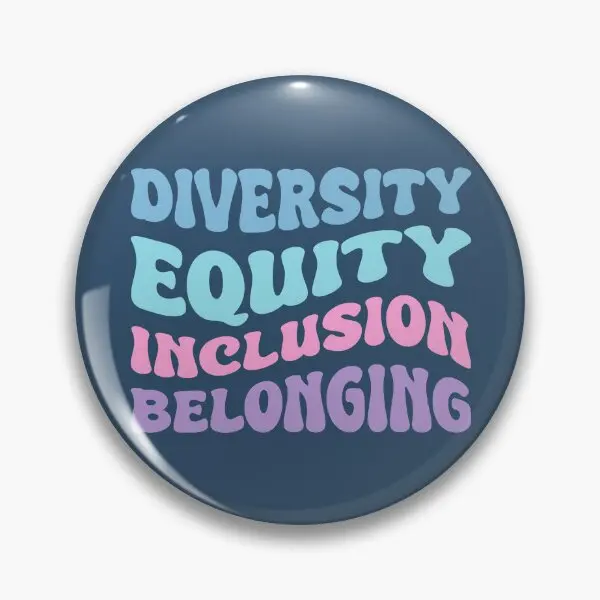 Diversité égité Inclusion appartient Dei bouton doux broche cadeau collier épinglette mode drôle amant décor chapeau mignon Badge métal