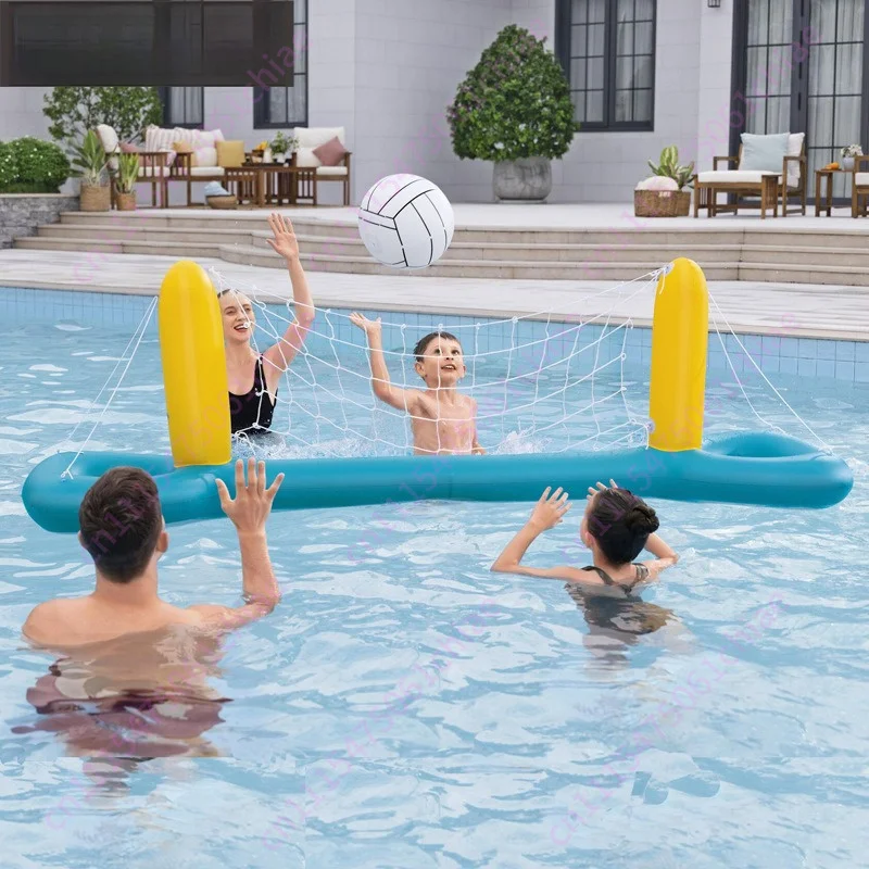 Water Volleyball Net Inflatable Volleyball Rack Swimming Pool Entertainment Facilities