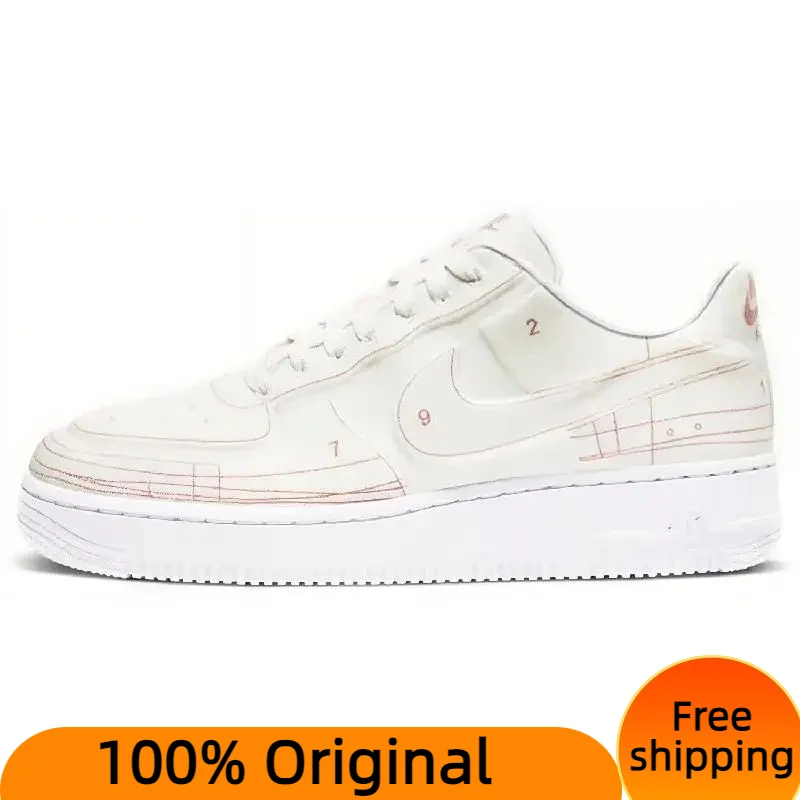 

Nike Air Force 1 Low '07 LX Blueprint Summit White Women's Sneakers shoes CI3445-100