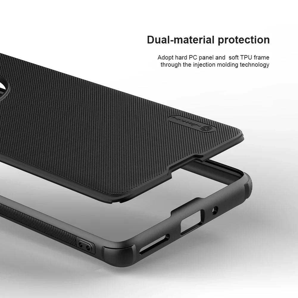 For OnePlus 12R 5G NILLKIN  Case 360 full PC Hard Back Cover Frosted Pro Bumper Case for 1+12R