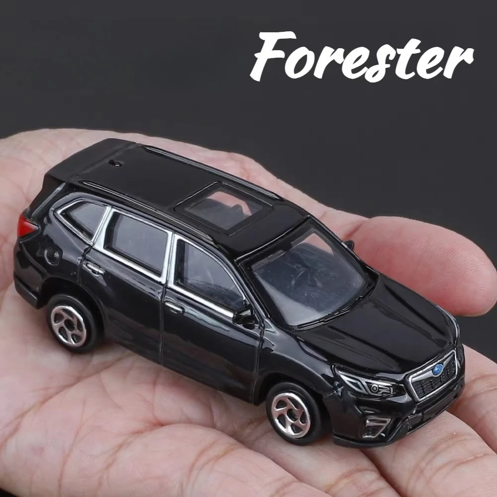 Miniatura de Auto Forester a Escala 1:64, Modelo de Aleación, Carrocería Metálica, Autos Deportivos en Miniatura, Juguetes, Regalos de Cumpleaños Exquisitos