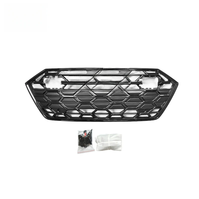 High Quality Matte Black Mesh Front Grille Auto Exterior Accessories Fit For New Sedan Models