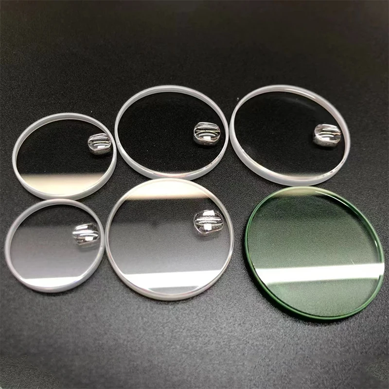 

Watch Sapphire Crystal Glasses With Laser Logo for RLX GMT Day-tona Date-just SUB 116610 116234 Anti-Scratch Date Window