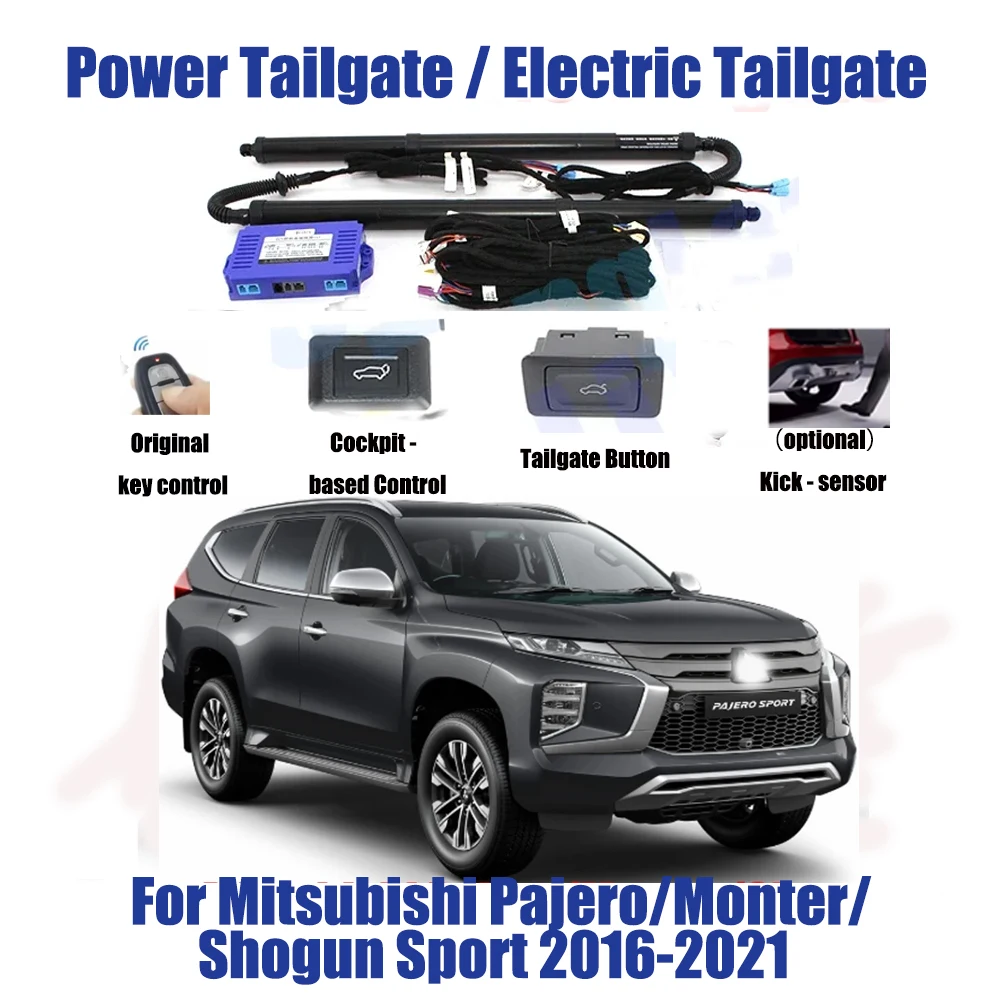 For Mitsubishi Pajero/Monter/Shogun Sport 2016-2021 Car Automatic Lifting kit Opening Trunk Intelligent Electric Lift Tailgate