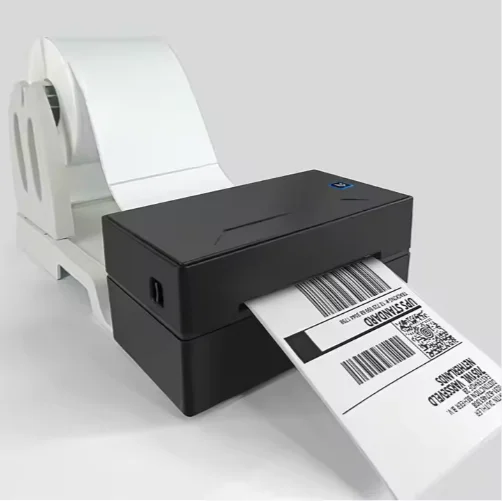 Portable Mini Thermal Receipt Printer 40-110mm USB Wireless Courier Label Maker Home Office Printing Thermal Paper Stock