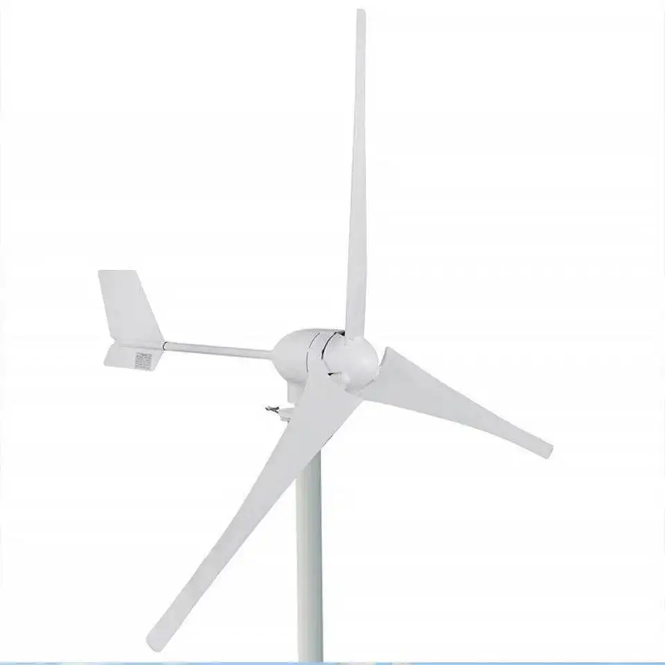 12/24/48V 15000W Wind Turbine Generator Low StartingWind Speed Free Alternative Energy With MPPT Hybrid Controller For Homeuse