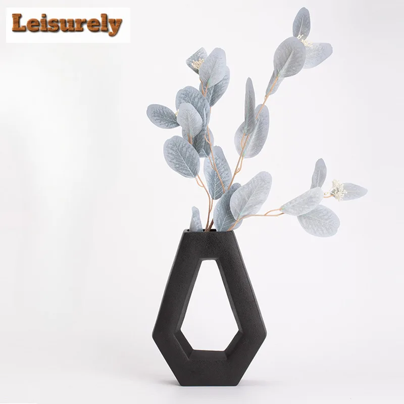 

Шесть контрактов, бутылка для цветов, керамическая ваза для цветов, украшение для гостиной, ваза для растений, настольный орнамент, композиция, свадебный декор