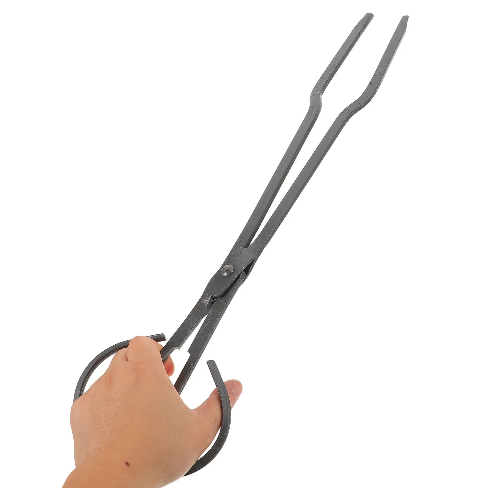 

Firewood Lifting Tongs Heavy Duty Iron Log Grabber Tool Fire Pit Fireplace Charcoal Coal Indoor Outdoor Use Ergonomic