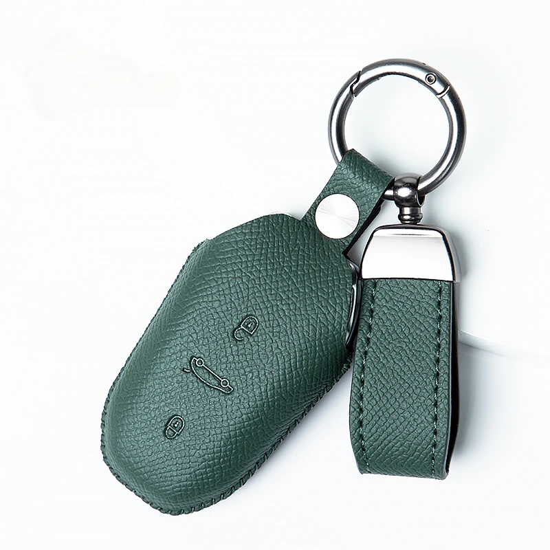 Simple Style Leather Car Remote Key Case Cover Anti Scratch and Wear-resistant for Ds7 Ds5 Ds6 Ds9 DS3 4S 5LS