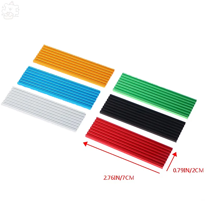 Para N80 Nvme M.2 Ngff 2280 M.2 SSD Kit de disipador de calor, enfriador de disipador de calor de aluminio de disco duro de estado sólido