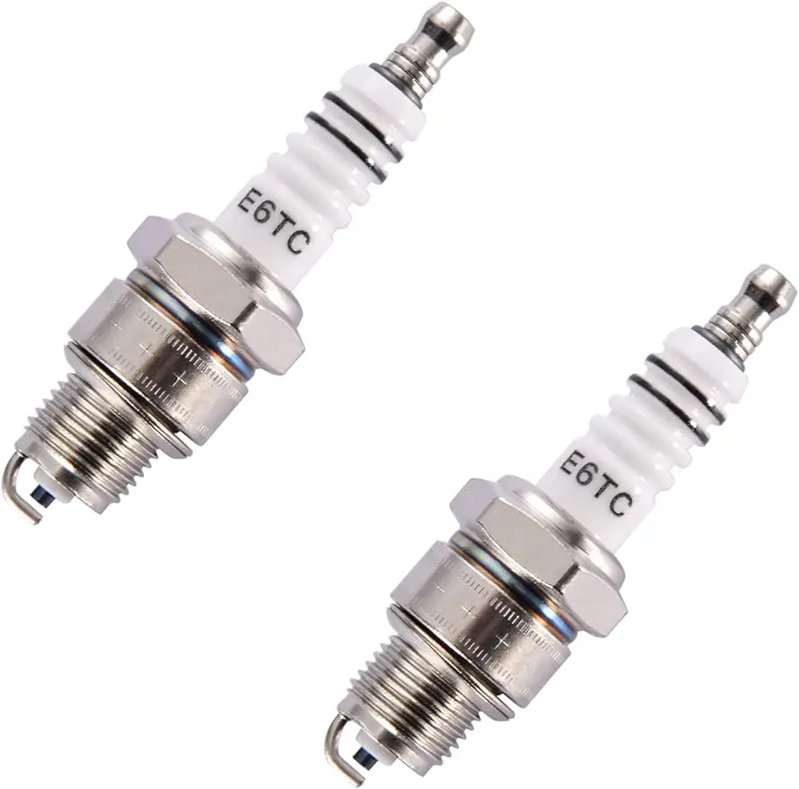 1/2/4 pcs Brand New Motorcycle Spark Plug E6TC For Scooter Moped Ignition Part