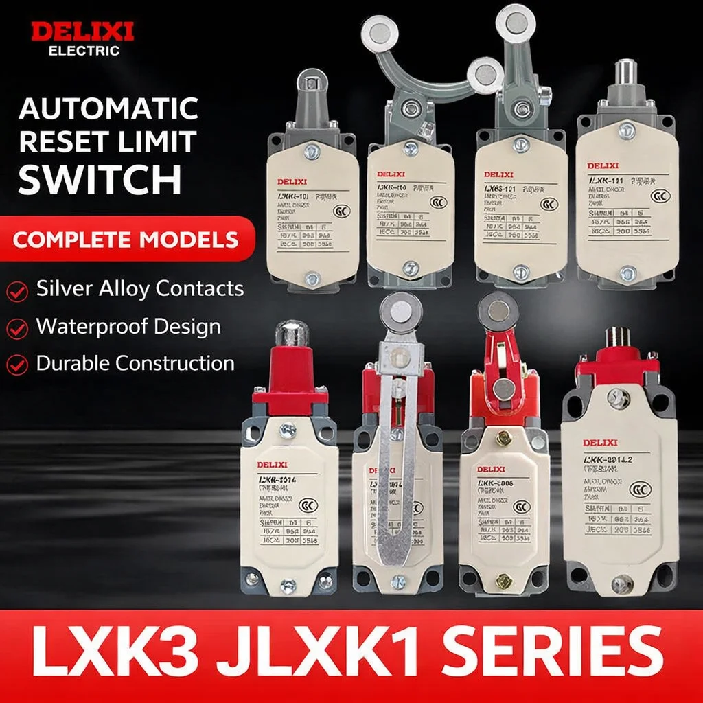 

DELIXI LXK3-20S/T JLXK1 Series LX19 Mechanical Limit Switch Industrial Travel Switch for CNC Machine Automation Equipment